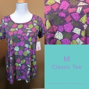 LuLaRoe Fall Leaves Classic Tee M
